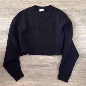Black Cropped Sweater